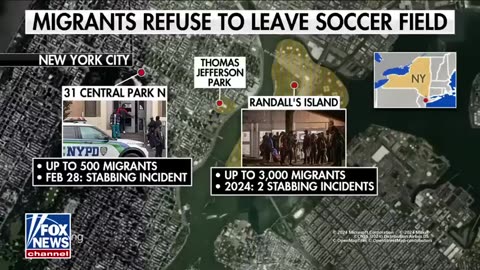 High school soccer game cancelled as migrants refuse to leave NYC field