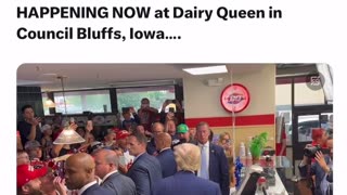 Trump Handing Out Ice Cream