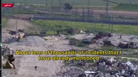 Footage of the israeli terrorist army shooting at civilians who try to get aid.