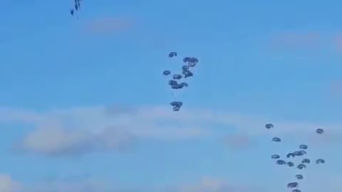 Five Gazans were killed by an airdrop package that failed to deploy
