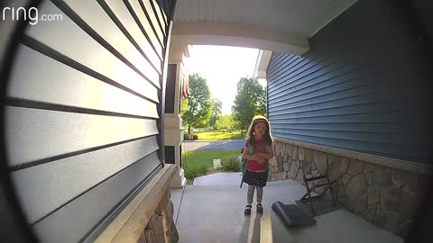 Deployed Dad Get's Messages Halfway Around The World From His Kids Via Ring Video Doorbell