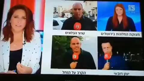 Reporter Drops Over On Live Israeli Television