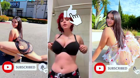 No Bra Big Boobs Bouncing #shorts #tiktok 