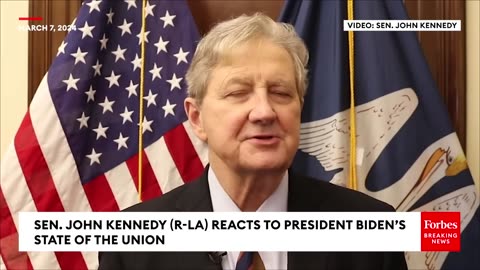 'Breathtakingly Awful'- John Kennedy Shares His 'Unvarnished' Reaction To Biden's State Of The Union