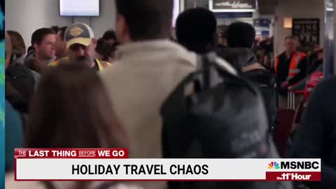 Strong winter storm fueling chaotic holiday travel