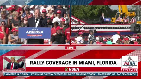 Wilton Simpson Speech: Save America Rally in Miami, FL - 11/6/22