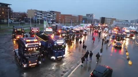 🇨🇦🇪🇺EUROPE STANDS WITH CANDA 🇪🇺🇨🇦 FREEDOM CONVOY 🚚🚛