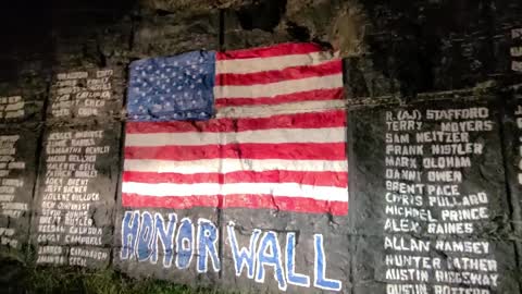 HONOR WALL ON A HIGHWAY