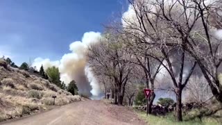 Arizona residents care for horses as they flee from wildfire