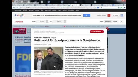 'Epic Evidence: Strategic Operations and Steven Seagal Involvements with Russia Part II' - 2013