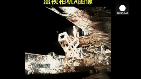 China moon landing video- 'Jade Rabbit' rover