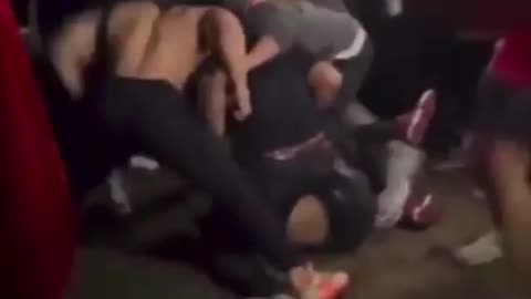 Coward pissing people off gets a beat-down buffet