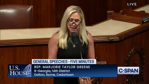 Marjorie Taylor Greene's Fiery House Floor Speech Sparks Controversy and Calls for Impeachment