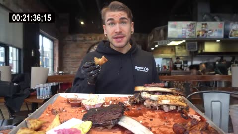 "Ultimate American BBQ: Conquer the IMPOSSIBLE 13lb Challenge (15,000 Calories)"