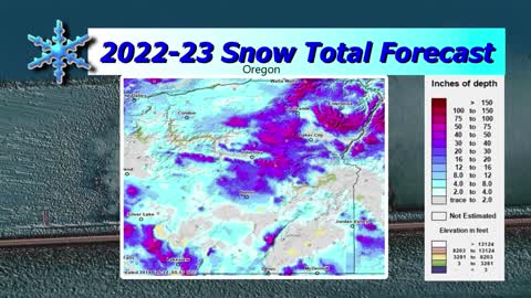 Snow Total Forecast For 2022-23 Winter for Every U.S. State