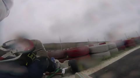 Guy Came So Close To A Terrible Go-kart Crash