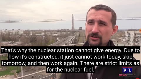 Ukraine war - nuclear site in the war zone near Zaporizhia