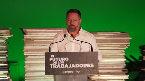 Canutazo candidato Abascal antes un encuentro con Solidaridad en Leganes (Madrid) (1)