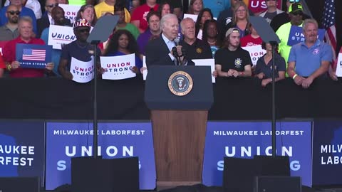 President biden Wisconsin Labor Day speech