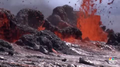 Icelandic Volcano Bursts Back Into Life With Smoke And Lava