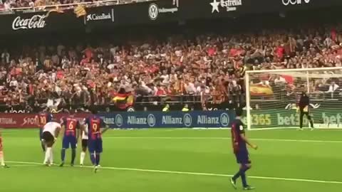 Messi's winner vs Valencia in the last minute