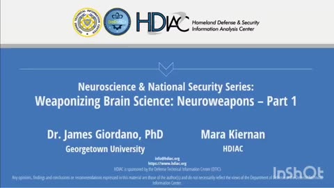 HDIAC Podcast - Weaponizing Brain Science: Neuroweapons