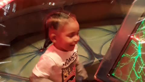 My little guy having the time of his life at Kid City (too much fun)