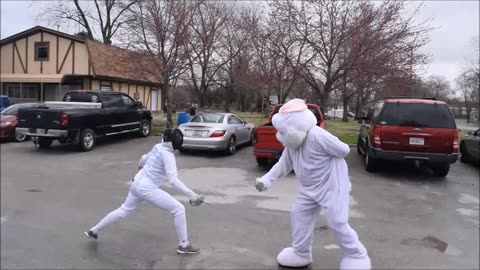 The Easter Bunny is a Fencer!
