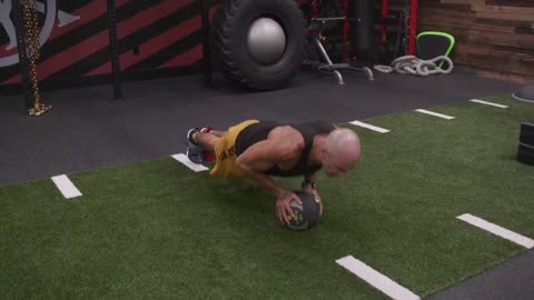 Push Up Close Grip Med Ball with Coach Steve