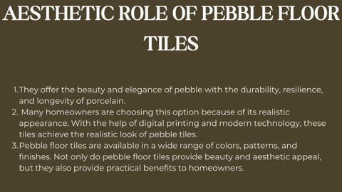Buy pebble floor tiles for countertop moderation