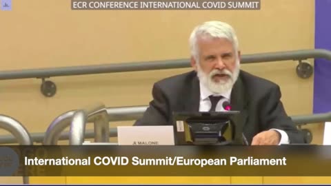 Dr Robert Malone Summary of European Parliament ICS Meeting Part 1