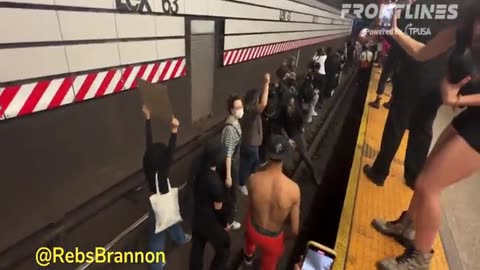 All of those stupid people deserve to be RAN OVER BY THE TRAIN