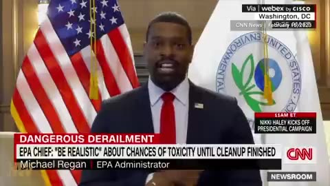 Is East Palestine Safe? On CNN, EPA Administrator Michael Regan: "This is a FRESH SITE.....As conditions on the ground BECOME SAFE... we can put our scientists and engineers, NOT IN HARMS WAY..."