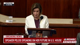 House Speaker Nancy Pelosi Announces She Will Not Seek Re-Election To Democratic Leadership
