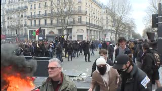 France protest 2023 live action