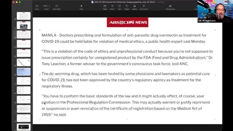 The WHO and DOH are undermining the credibility of Ivermectin | Huddle Shorts - 072923