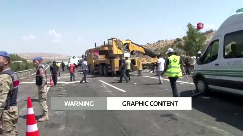 WARNING: GRAPHIC CONTENT – At least 32 killed in Turkey in separate crashes