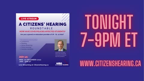 Citizens' Hearing - The Education Roundtable