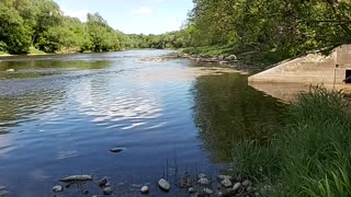 Beautiful long river