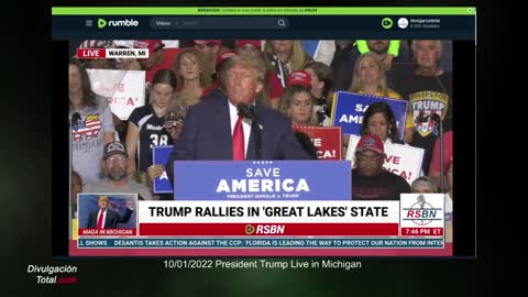 10/01/22 President Trump in Michigan: "Death Penalty for Drug Dealers"