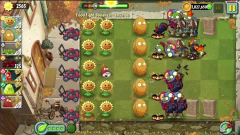 Plants vs Zombies 2 - Thymed Event - Food Fight - November 2022