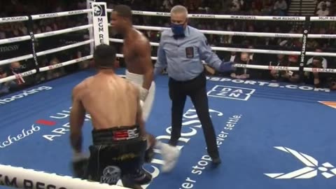 Venezuelan Jorge Linares Taunting Devin Haney After Almost Dropping Him