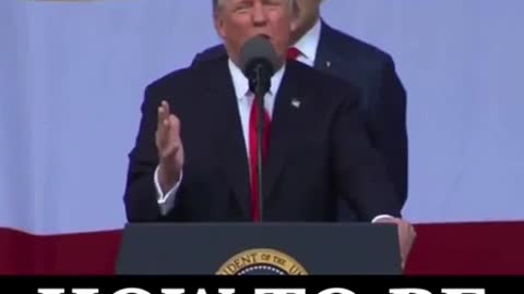 President Trump Explains How To Be Successful