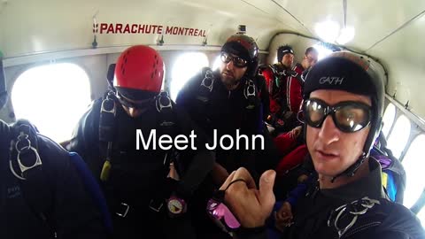 Emocionante sueño se vuelve realidad para un nuevo paracaidista