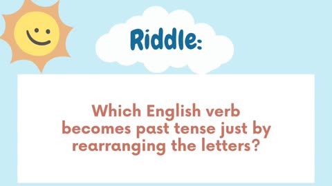 Mind-Blowing Language Riddle: Which Common English Verb Morphs into Its Past Tense?