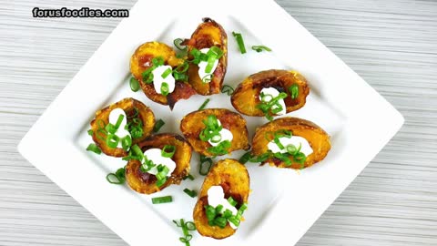 Potato Skins Recipe #short