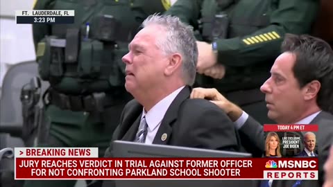 Coward Parkland Cop Balls His Eyes Out When Verdict Is Reached