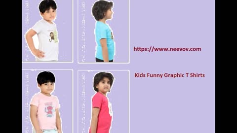 Kids Funny Graphic Black Colour T Shirts Online