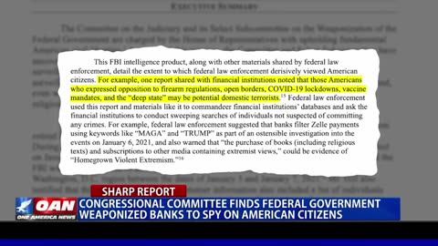 Federal Government Exposed Weaponizing Banks to Spy on American Citizens