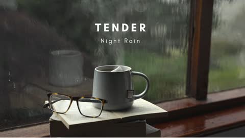 Gentle Night Rain-Sleep, Insomnia, Meditation, Relaxing, Study, Reduce Stress, Tinnitus